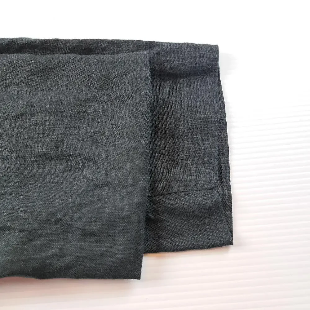 Banana Republic Pants Womens 10 Black 100% Linen Ankle Lightweight Career Office